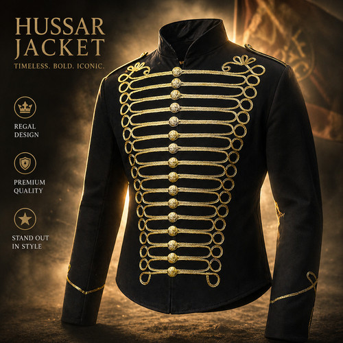 Vintage men hussar jacket - men’s,